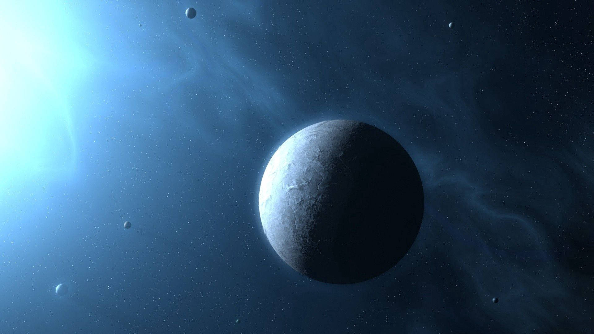 Madilim na Outer Space Wallpaper