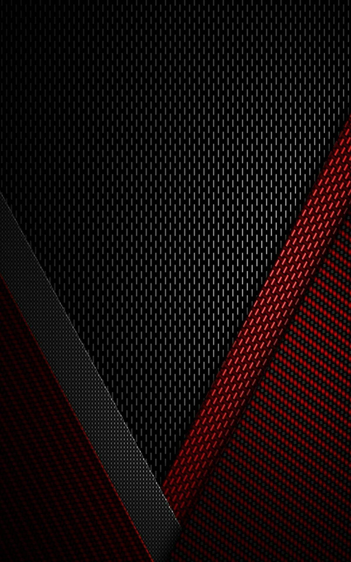 Madilim na Telepono na May Metal Carbon Pattern Wallpaper
