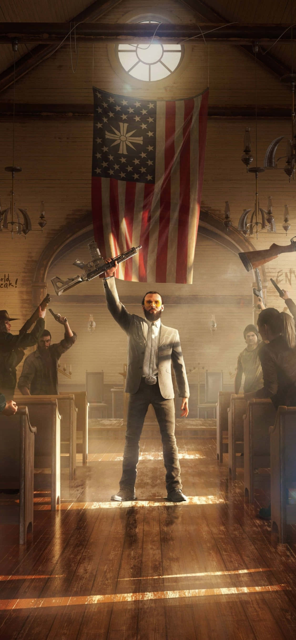Mag-enjoy ng Epic Adventures kasama ang iPhone Xs Max at Far Cry 5 Wallpaper