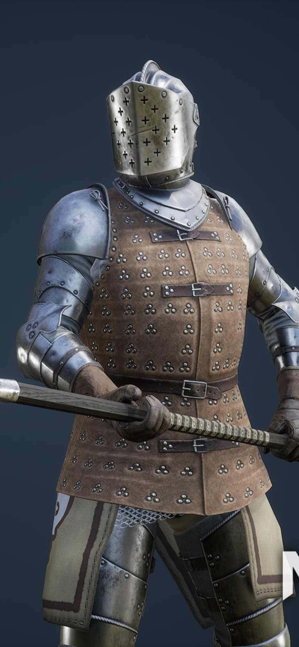 Mag-enjoy ng mga oras ng paglalaro gamit ang isang iPhone Xs Max at ang bagong laro na Mordhau Wallpaper