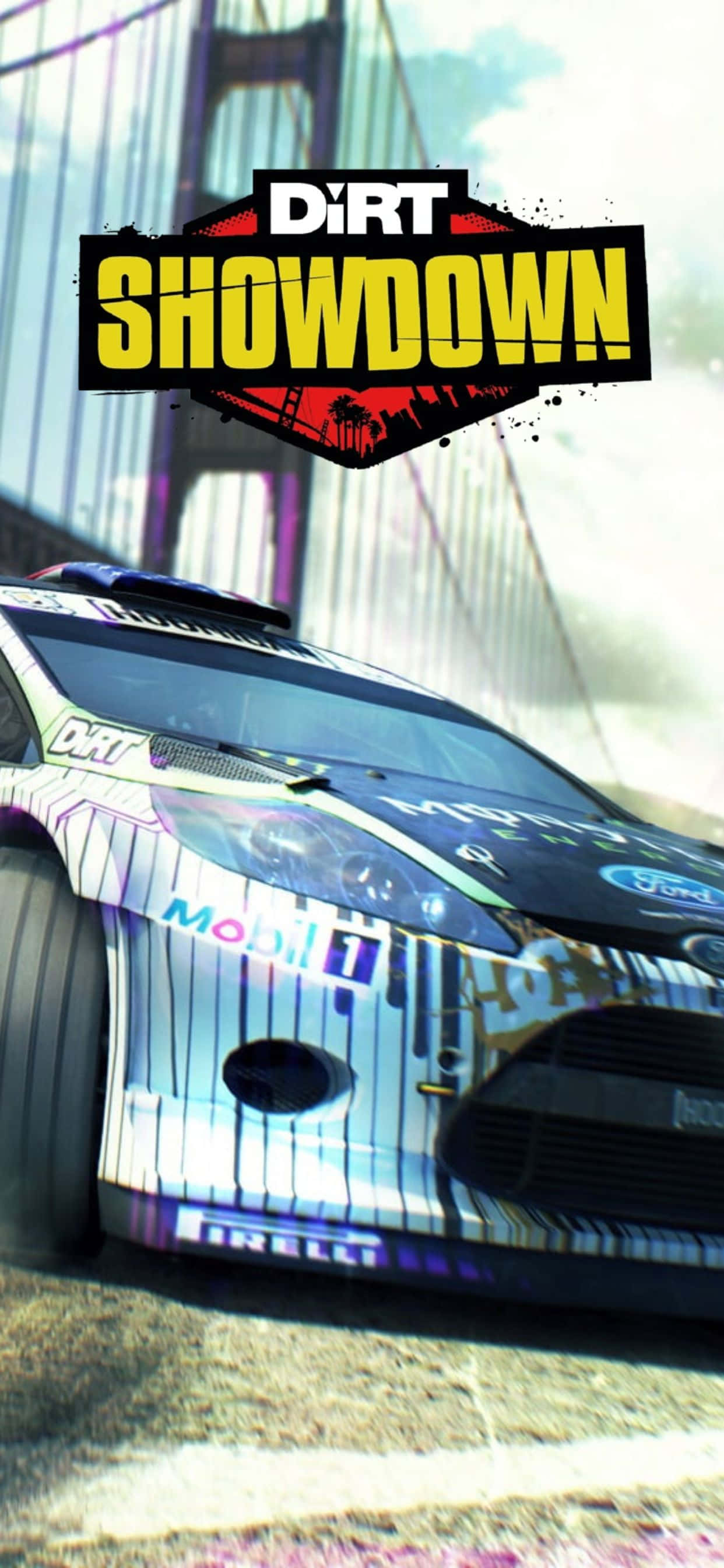Mag-init para sa isang Dirt Showdown sa iPhone Xs Max Wallpaper
