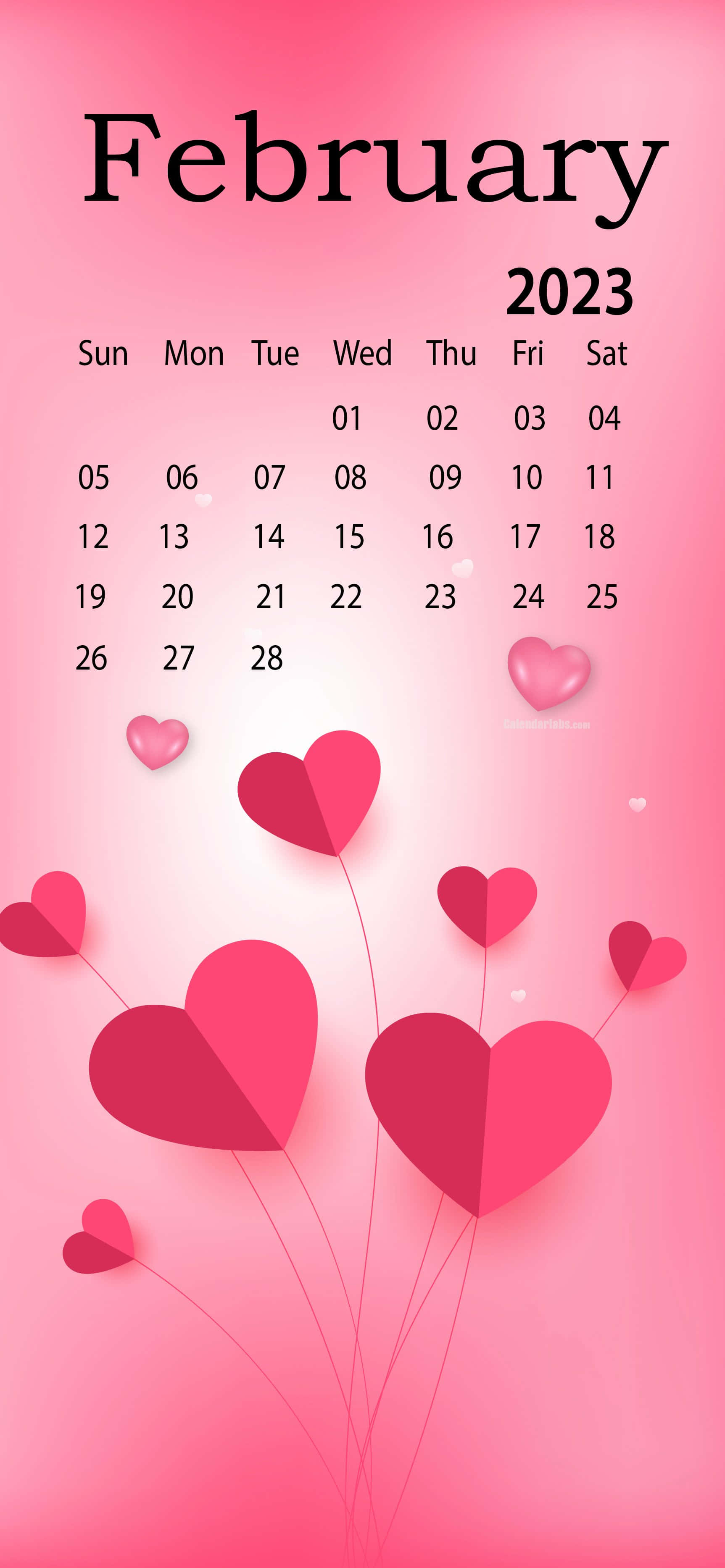 Mag-Organisa para sa Pebrero Gamit ang Kulayful na Kalendaryo Wallpaper