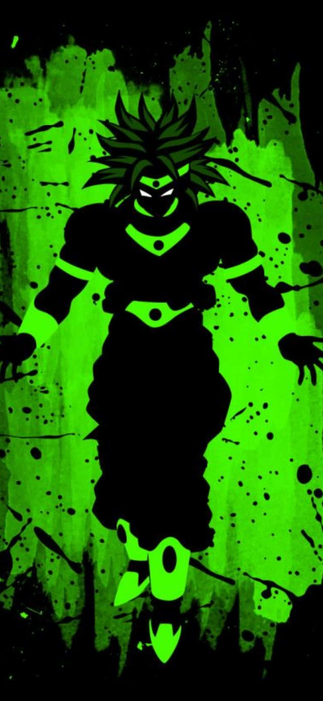 Mag-scroll nang Madali sa Makinis na Display ng Broly iPhone Wallpaper
