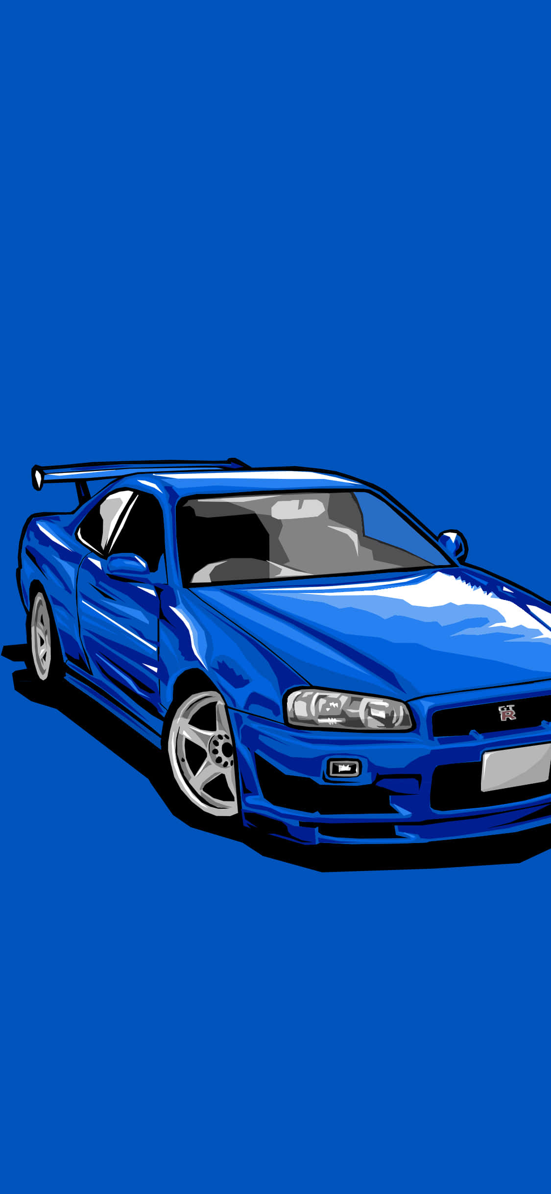 Mag-take ng isang Stunning Ride kasama ang isang Blue Car Wallpaper