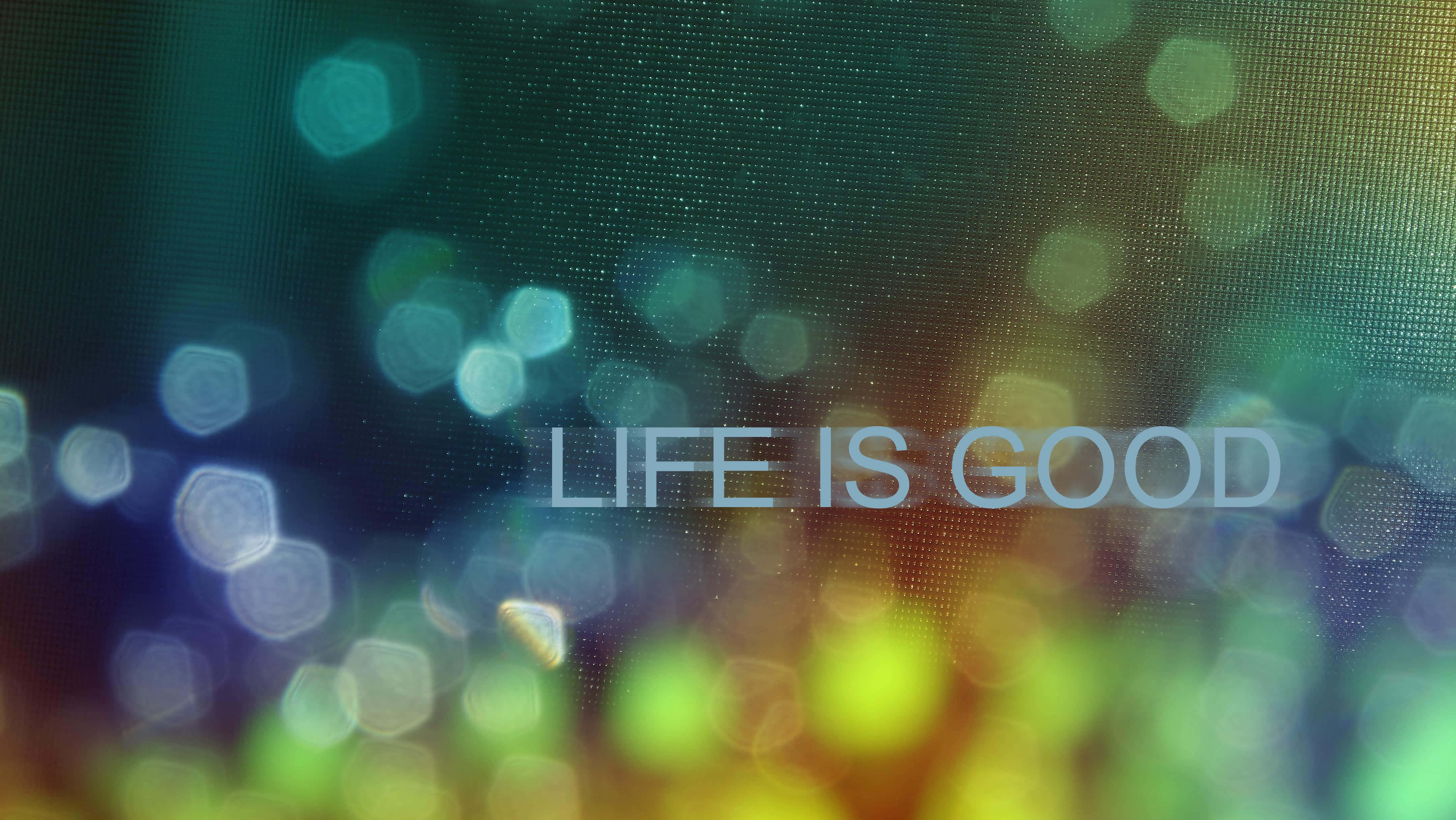 Maganda ang Buhay sa Bokeh Wallpaper