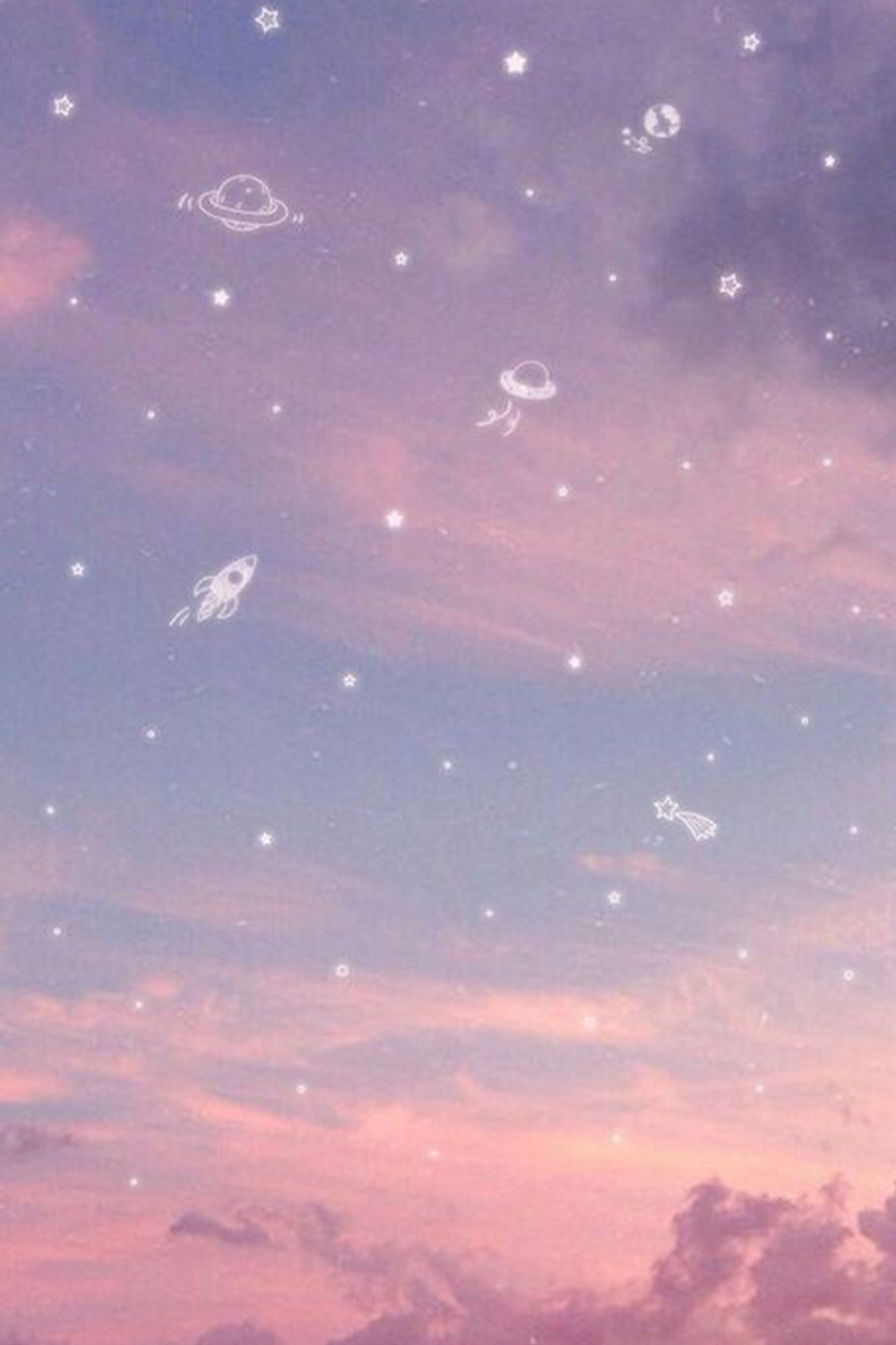 Magandang aesthetic na background para sa iPad Wallpaper