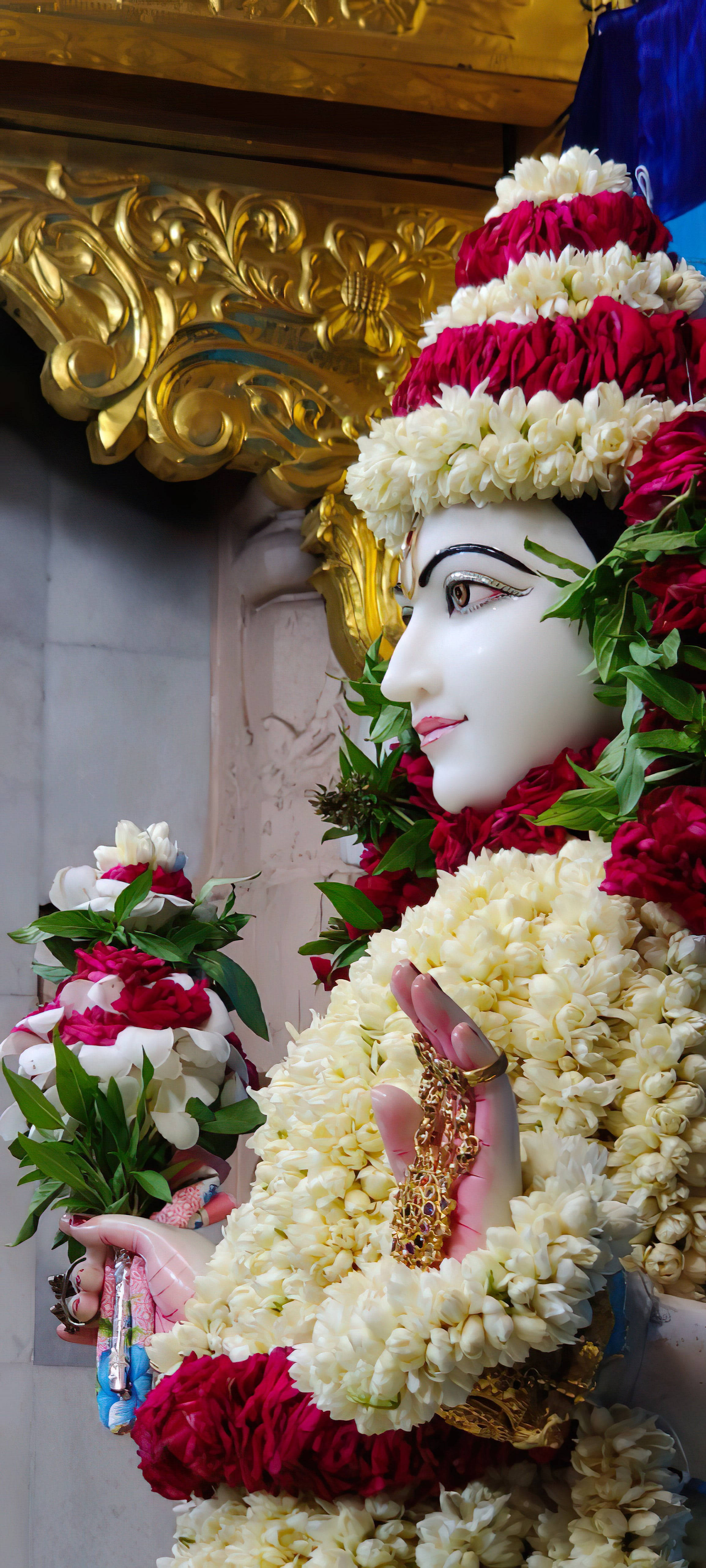 Magandang Estatwa ni Krishna Maharaj Wallpaper