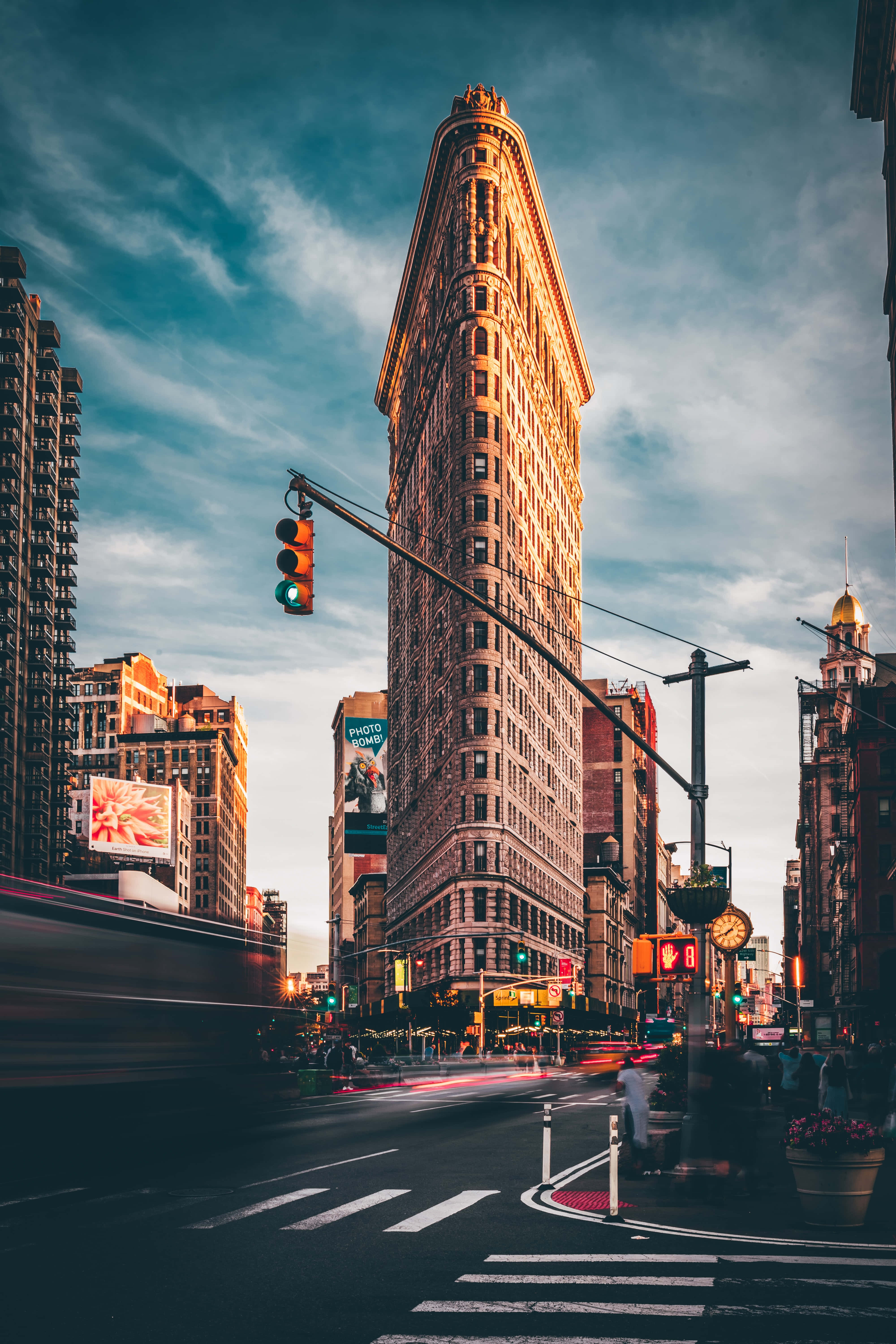 Magandang Flatiron Building iPhone Background Wallpaper