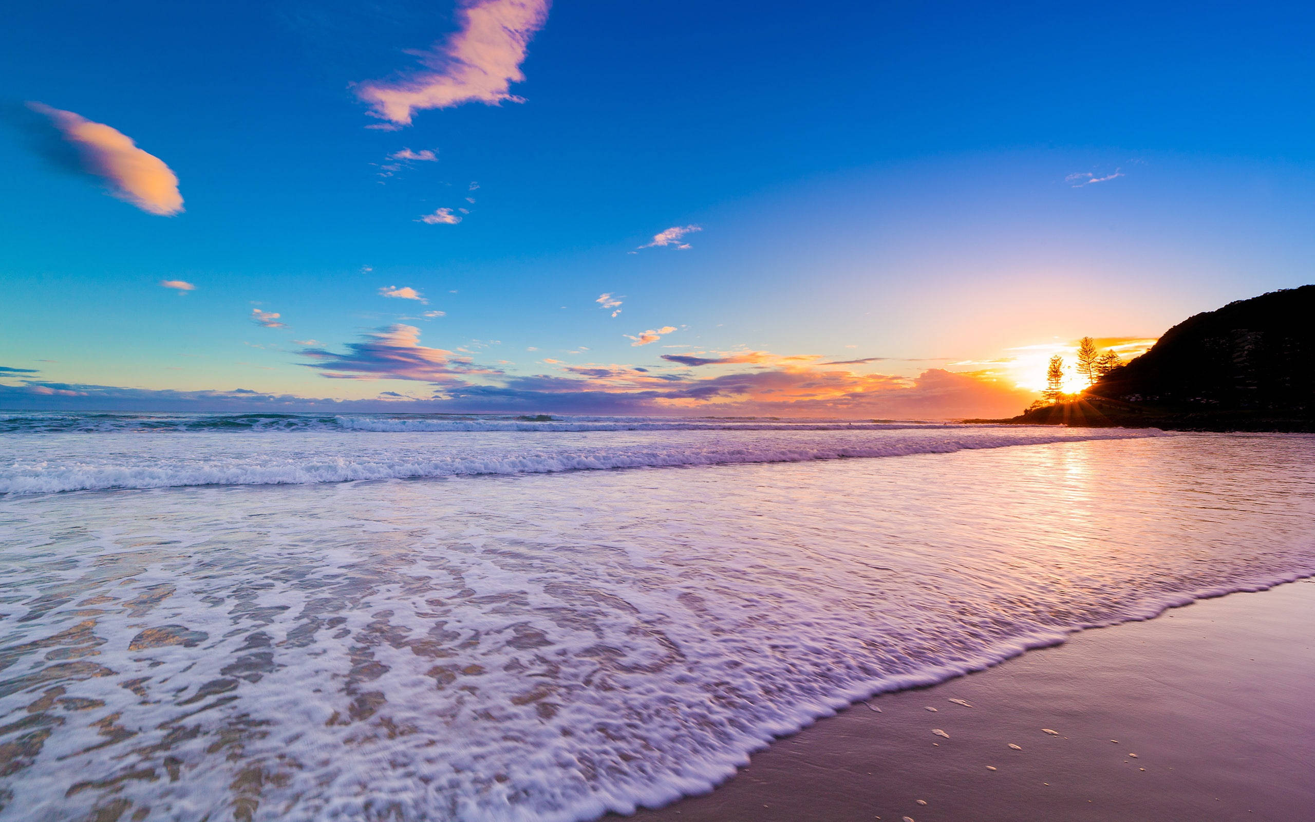 Magandang Paglubog ng Araw sa Queensland Wallpaper