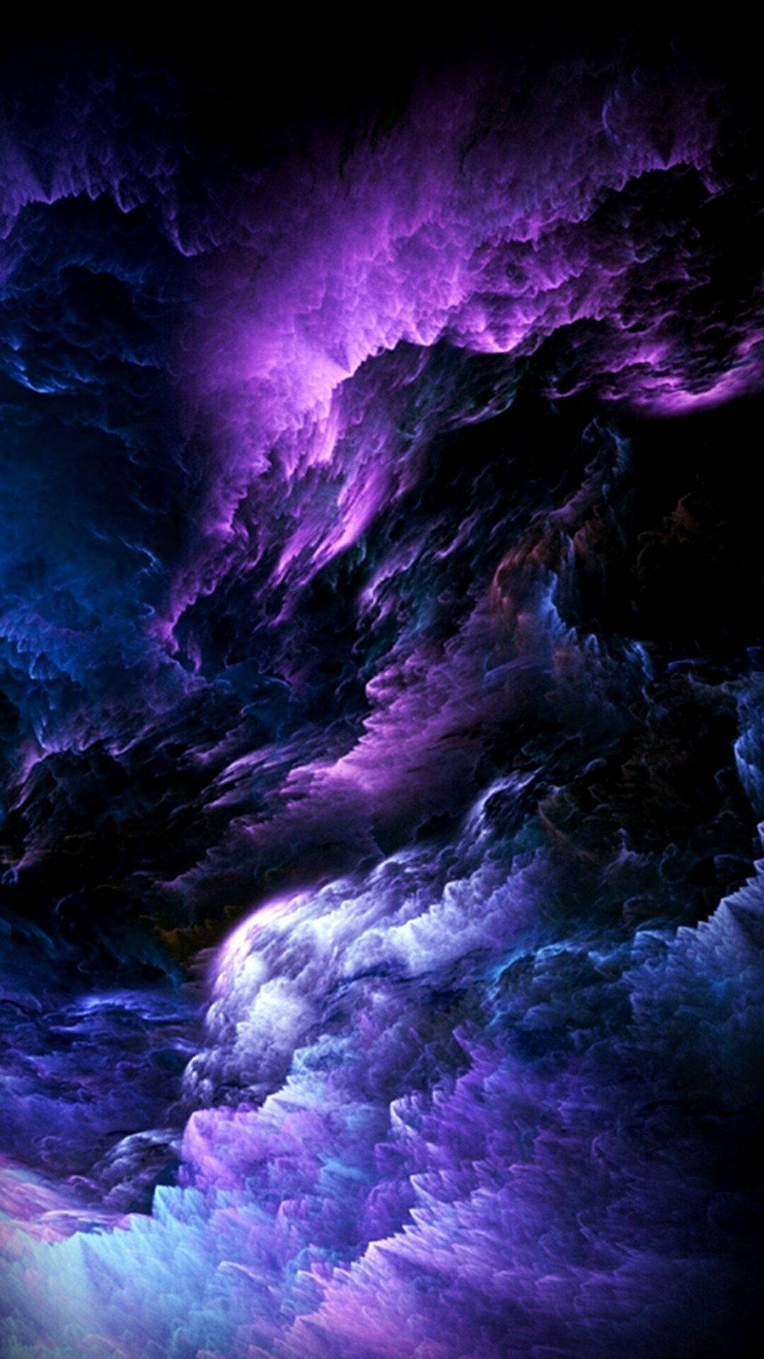 Magandang Purple Aesthetic na iPhone Lockscreen Wallpaper
