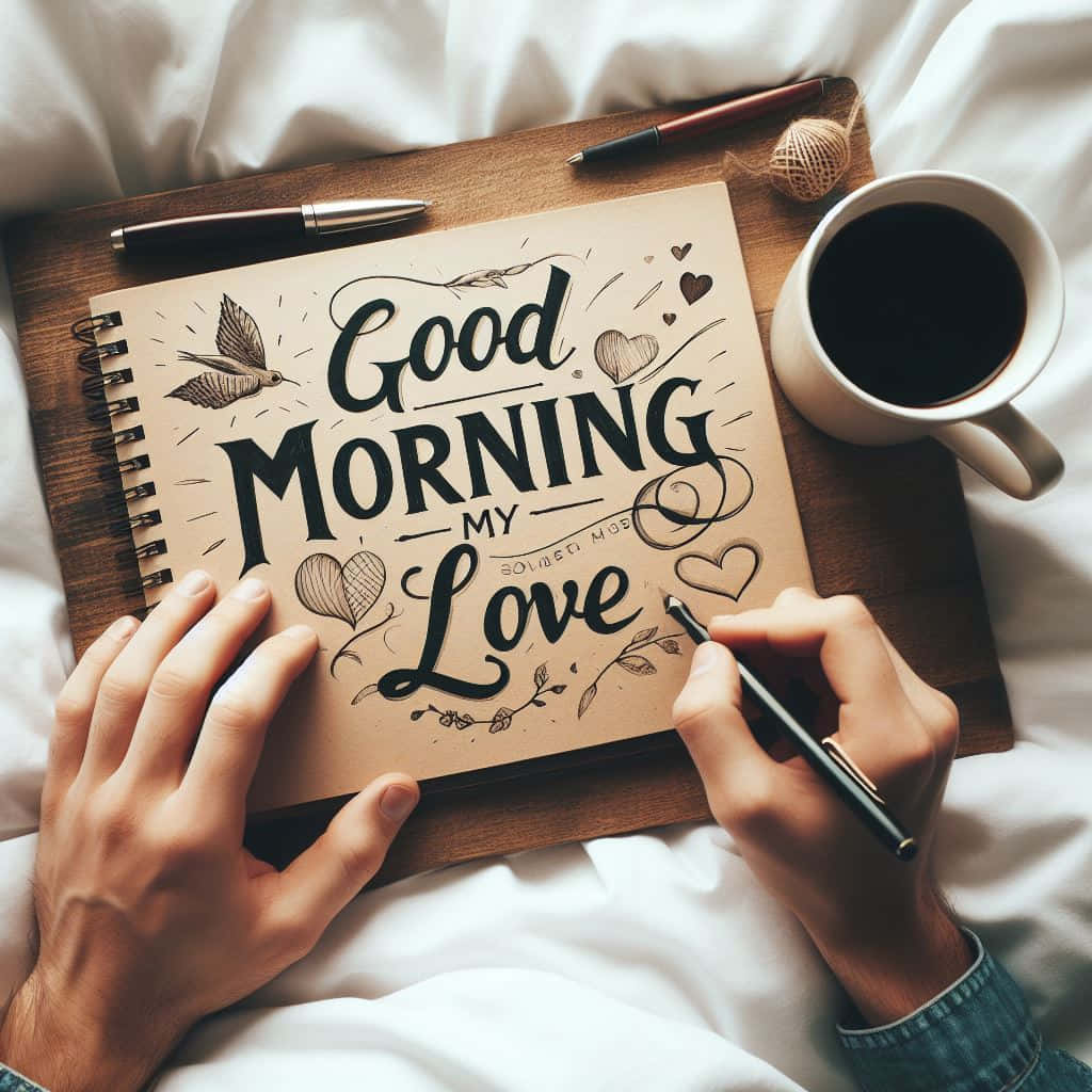 Magandang Umaga Aking Mahal Sulat na Kamay Wallpaper