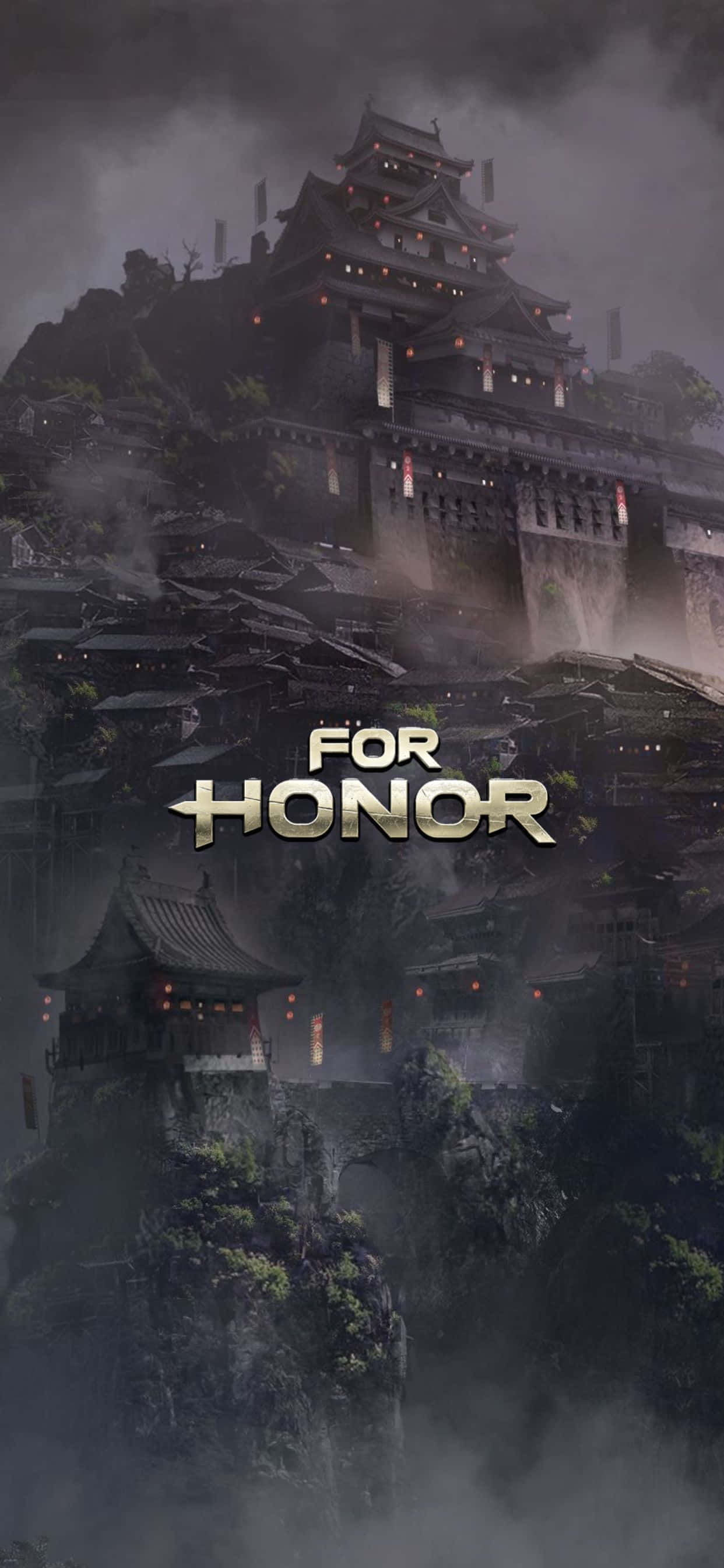 "Magbukas ng bagong antas ng matinding gaming gamit ang iPhone Xs Max For Honor." Wallpaper