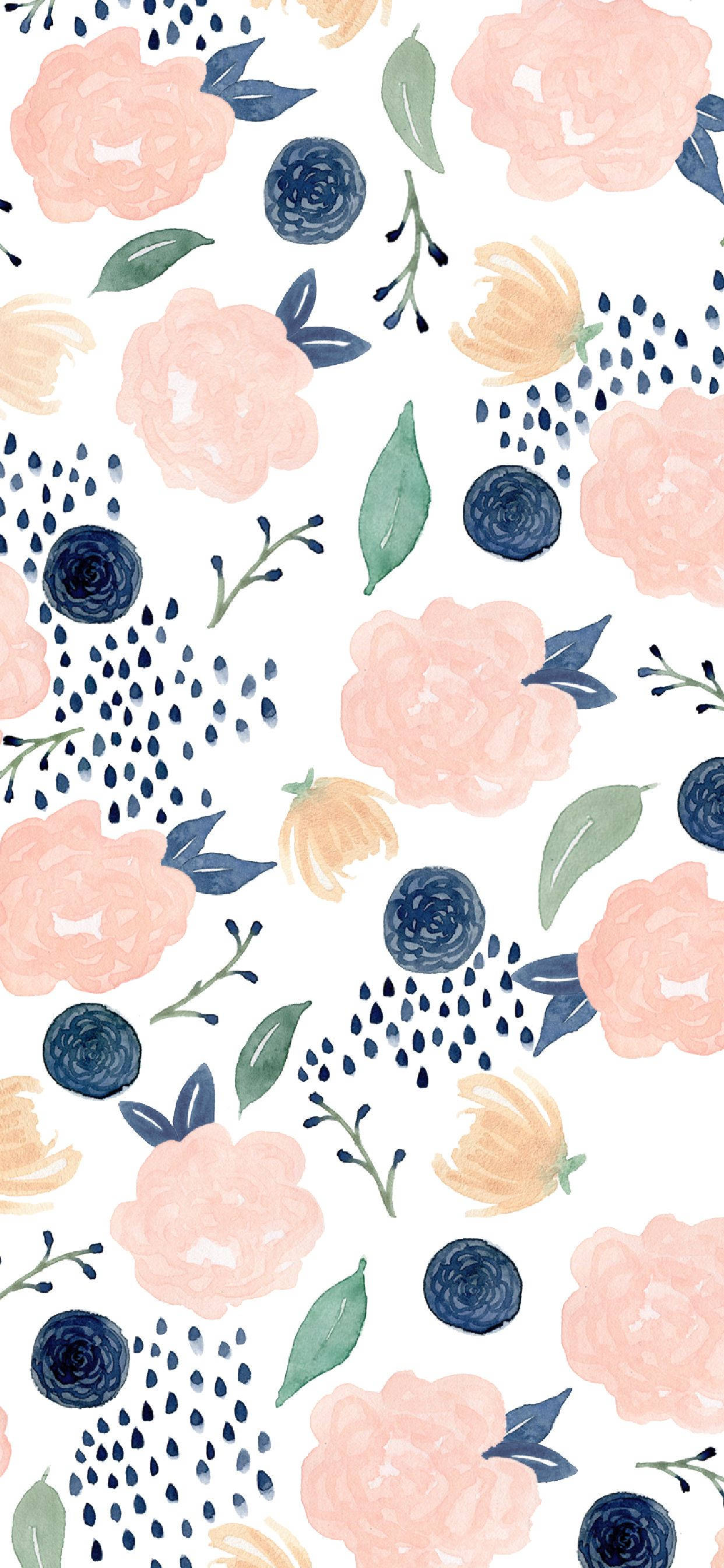 Magdagdag ng kulay sa iyong phone gamit ang Cute Spring Phone background. Wallpaper
