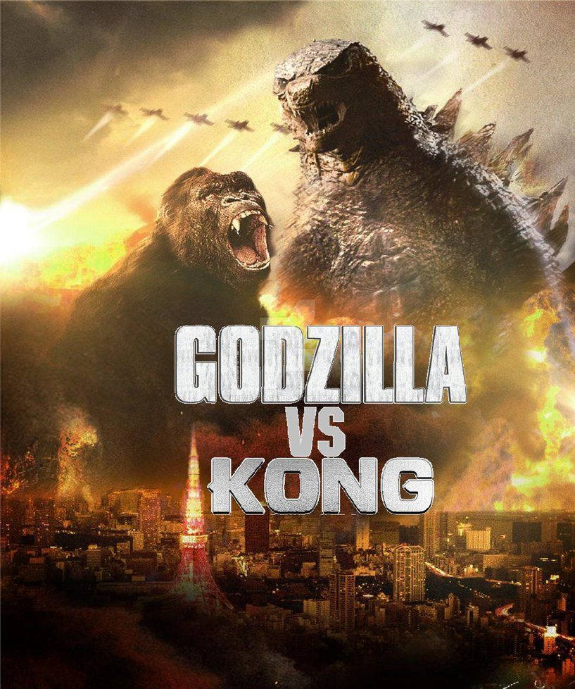 Maghanda para sa Isang Epikong Laban sa Godzilla Vs Kong Wallpaper