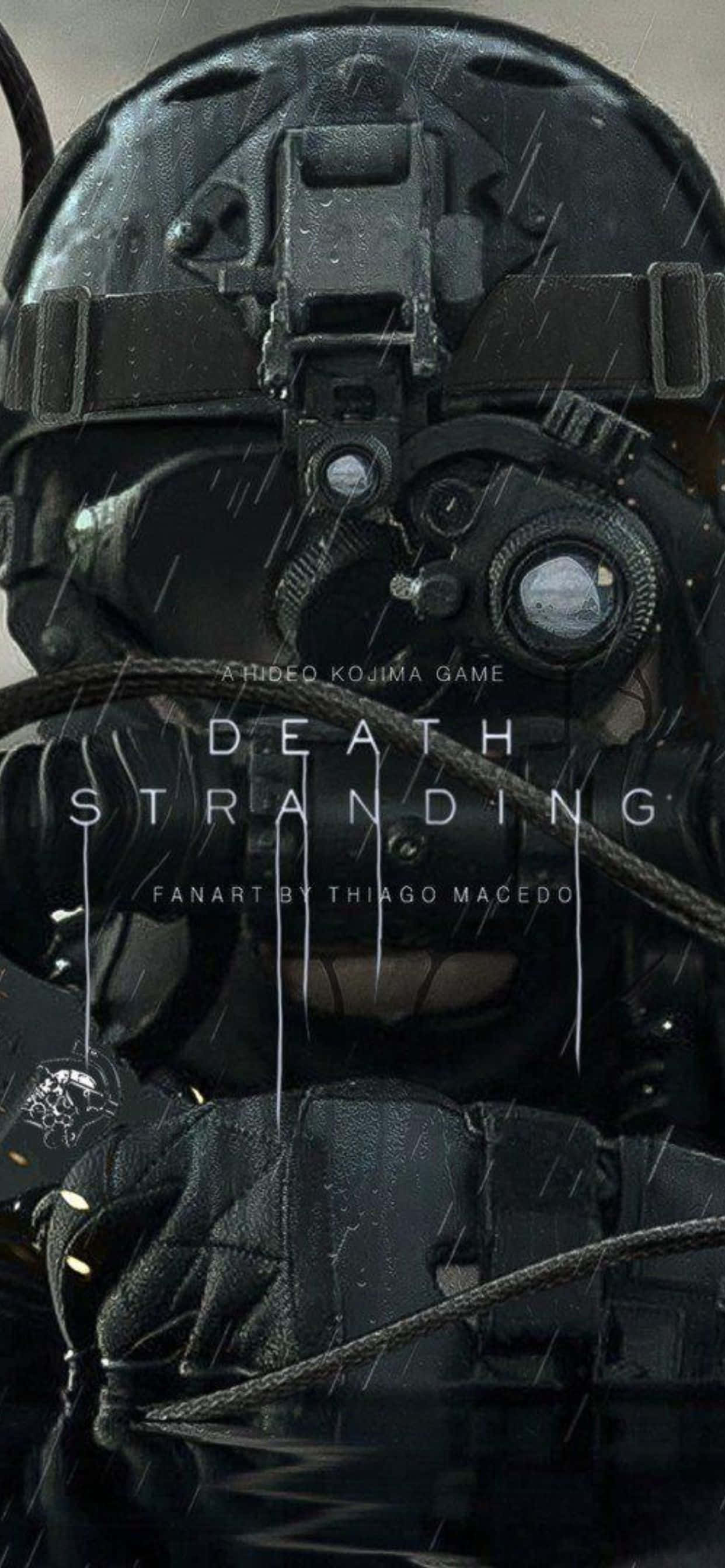 Maghanda para sa isang kakaibang bagong paglalakbay gamit ang iPhone XS Max at Death Stranding Wallpaper
