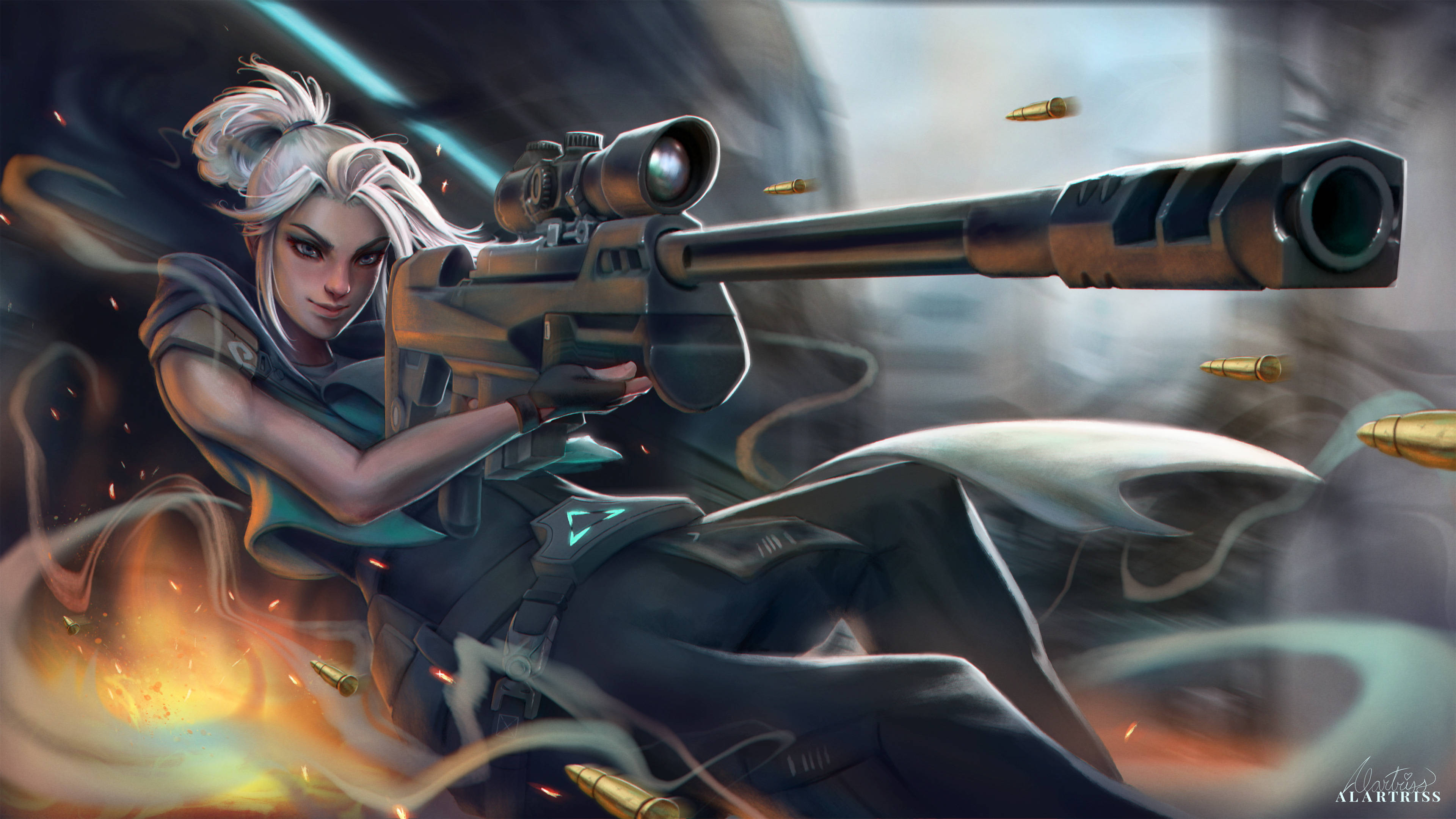 Maging Dalubhasa sa Sining ng Nakamamatay na Sniper, si Jett Wallpaper