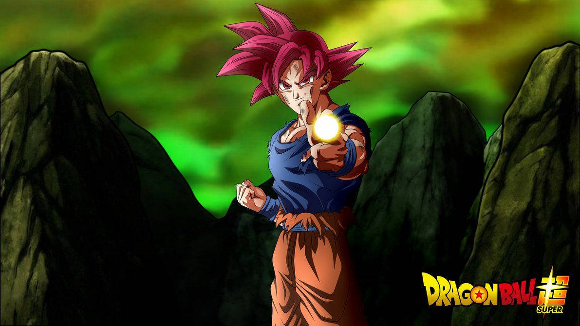 Maging Super Saiyan God para Maabot ang Bagong Antas ng Kapangyarihan Wallpaper
