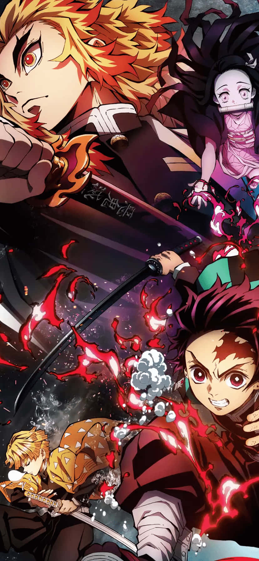 Magkaroon ng isang piraso ng anime classic Demon Slayer gamit itong limited edition iPhone 11! Wallpaper