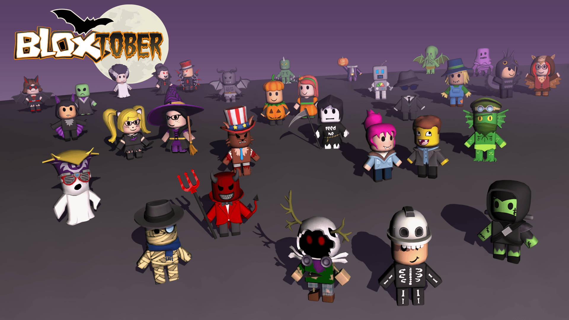 Magkaroon ng Nakakatakot na Masayang Oras sa Roblox ngayong Halloween! Wallpaper