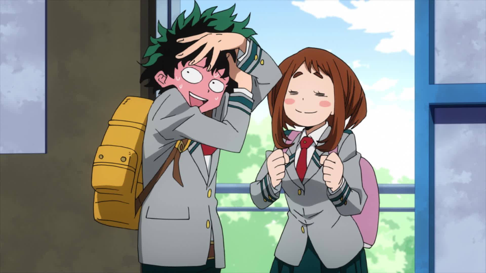 Magkasintahan sa Anime na My Hero Academia Wallpaper