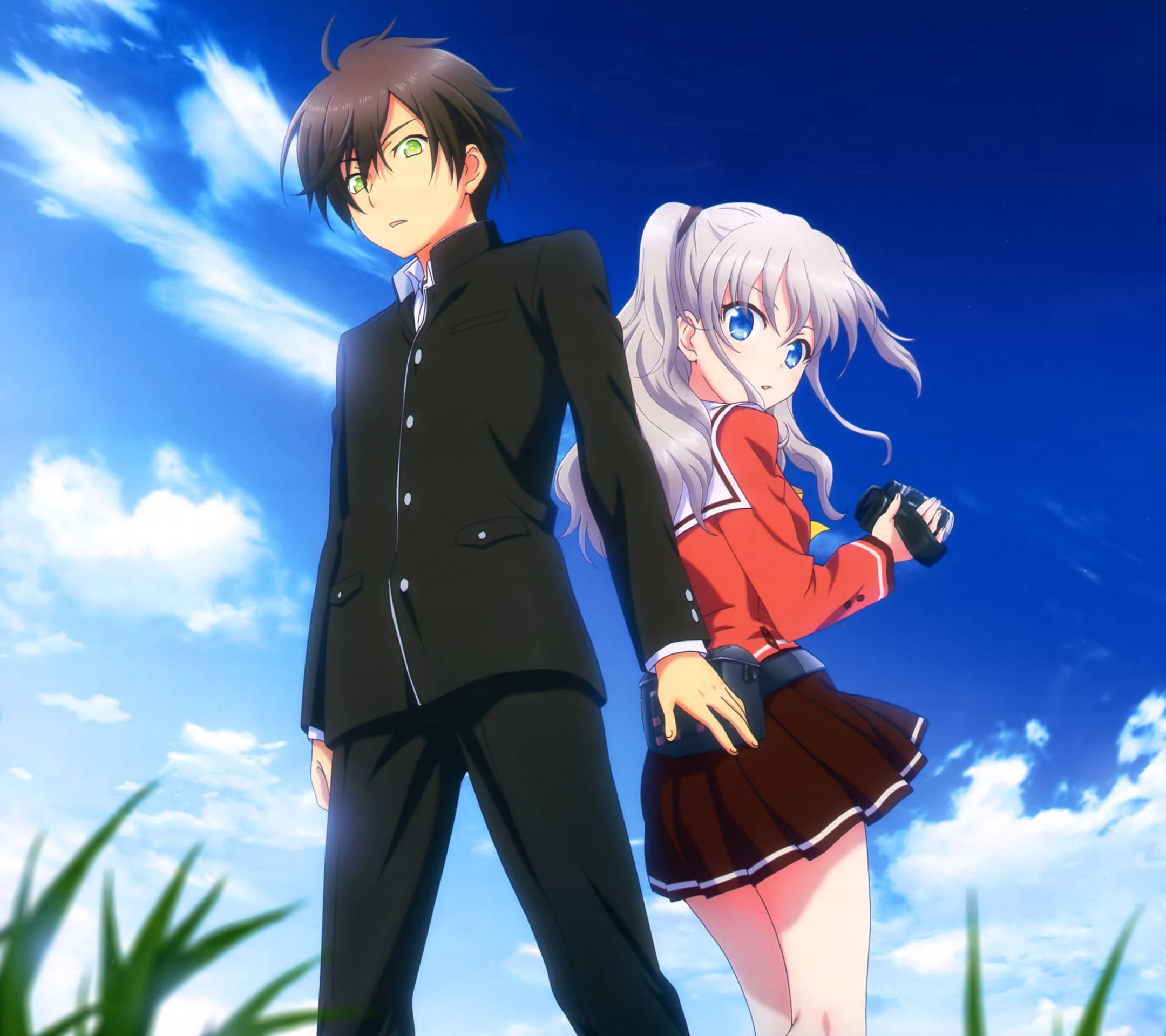 Magkasintunang Anime na Sina Charlotte Wallpaper