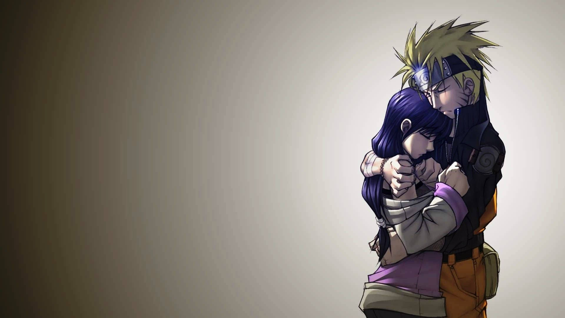 Magkasuyong Anime na Nagyakap Naruto Wallpaper