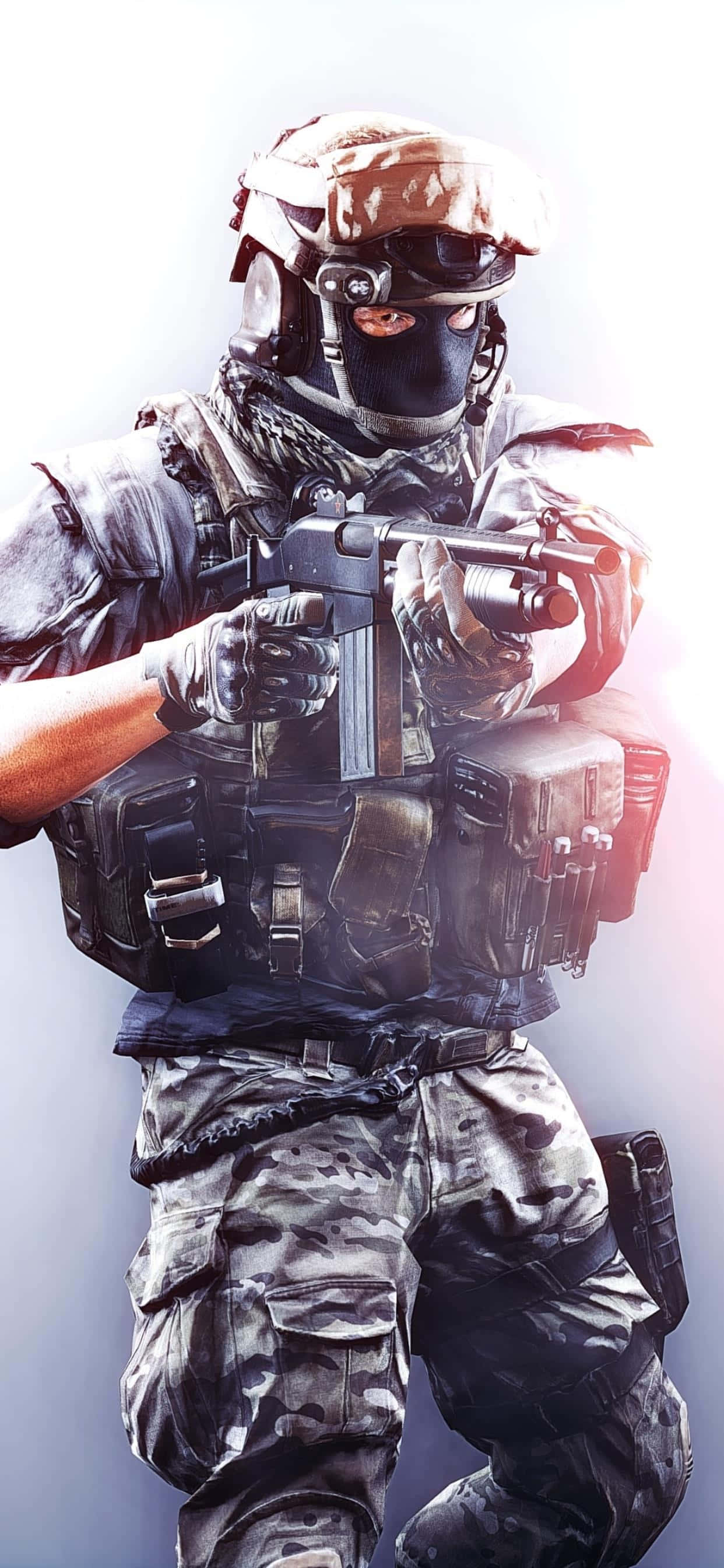 Maglaro ng Battlefield 4 sa iyong iPhone Xs Max Wallpaper
