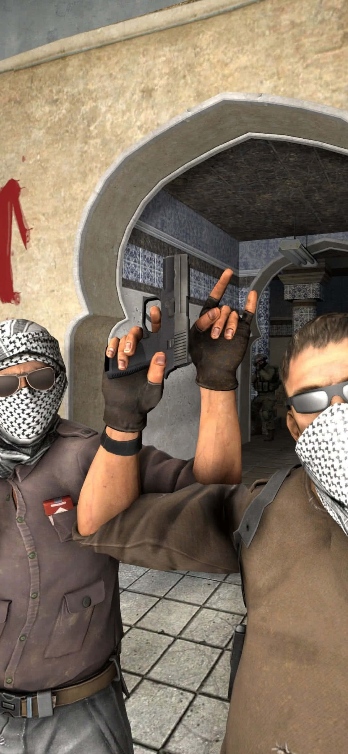 Maglaro ng Counter-Strike: Global Offensive gamit ang iyong iPhone Xs! Wallpaper