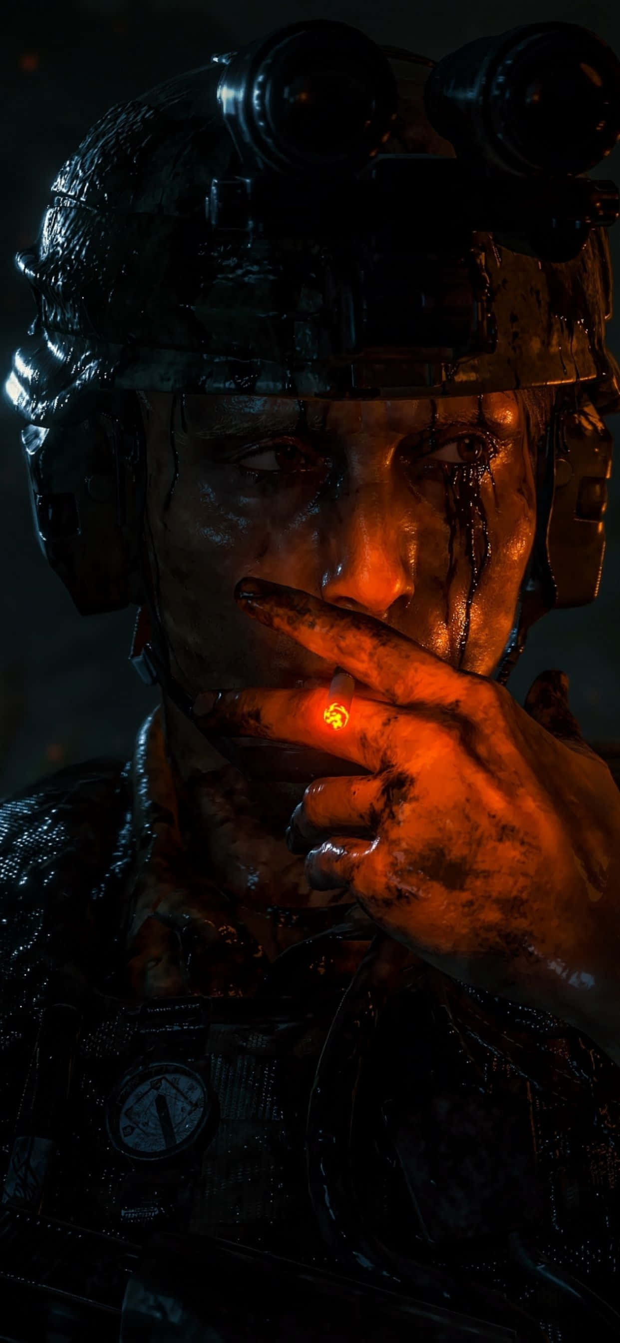 Maglaro ng Death Stranding sa iPhone Xs Max Wallpaper