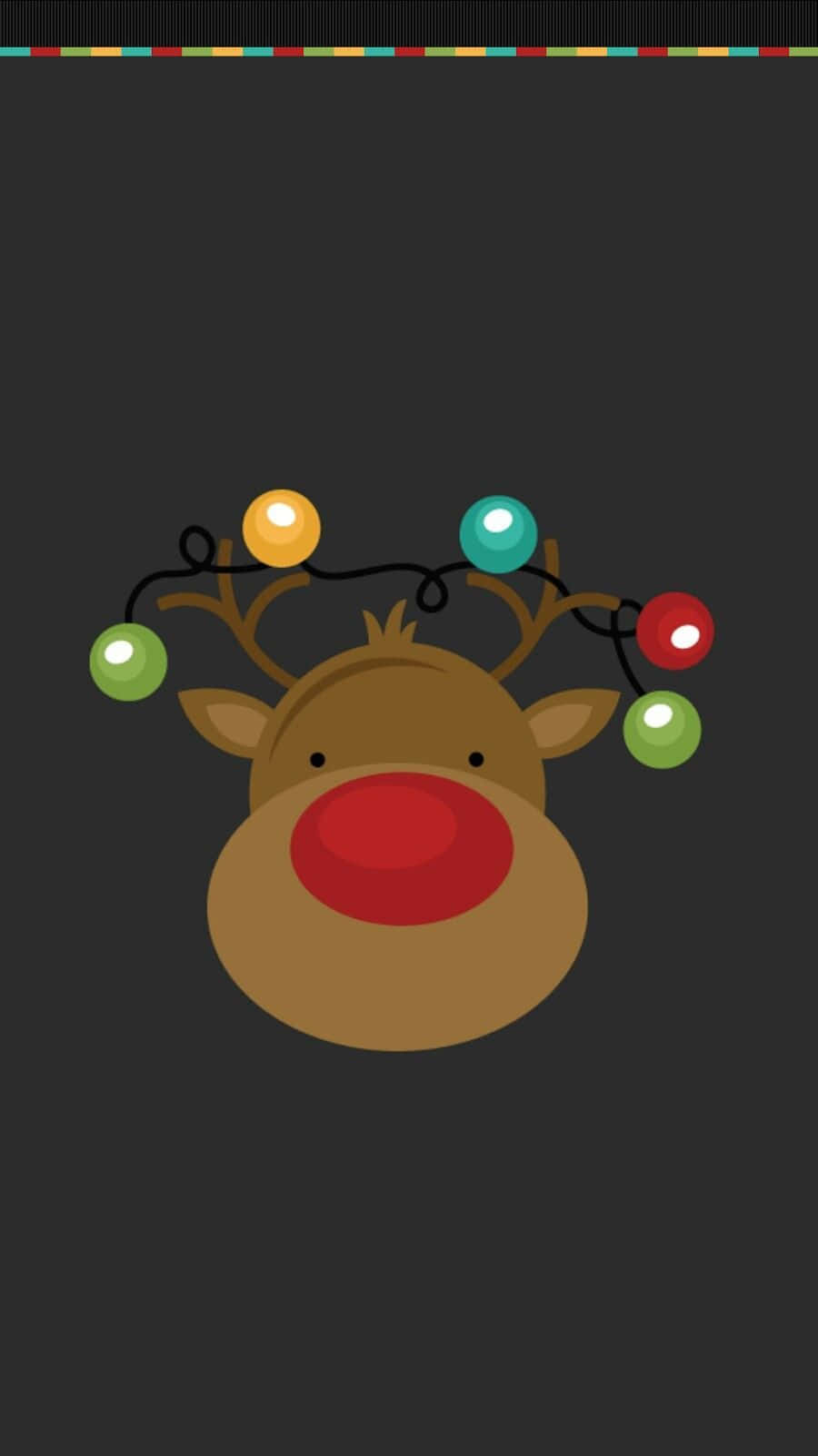 Magpadala ng pagbati ng Pasko gamit ang iyong temang Pasko na Telepono Wallpaper