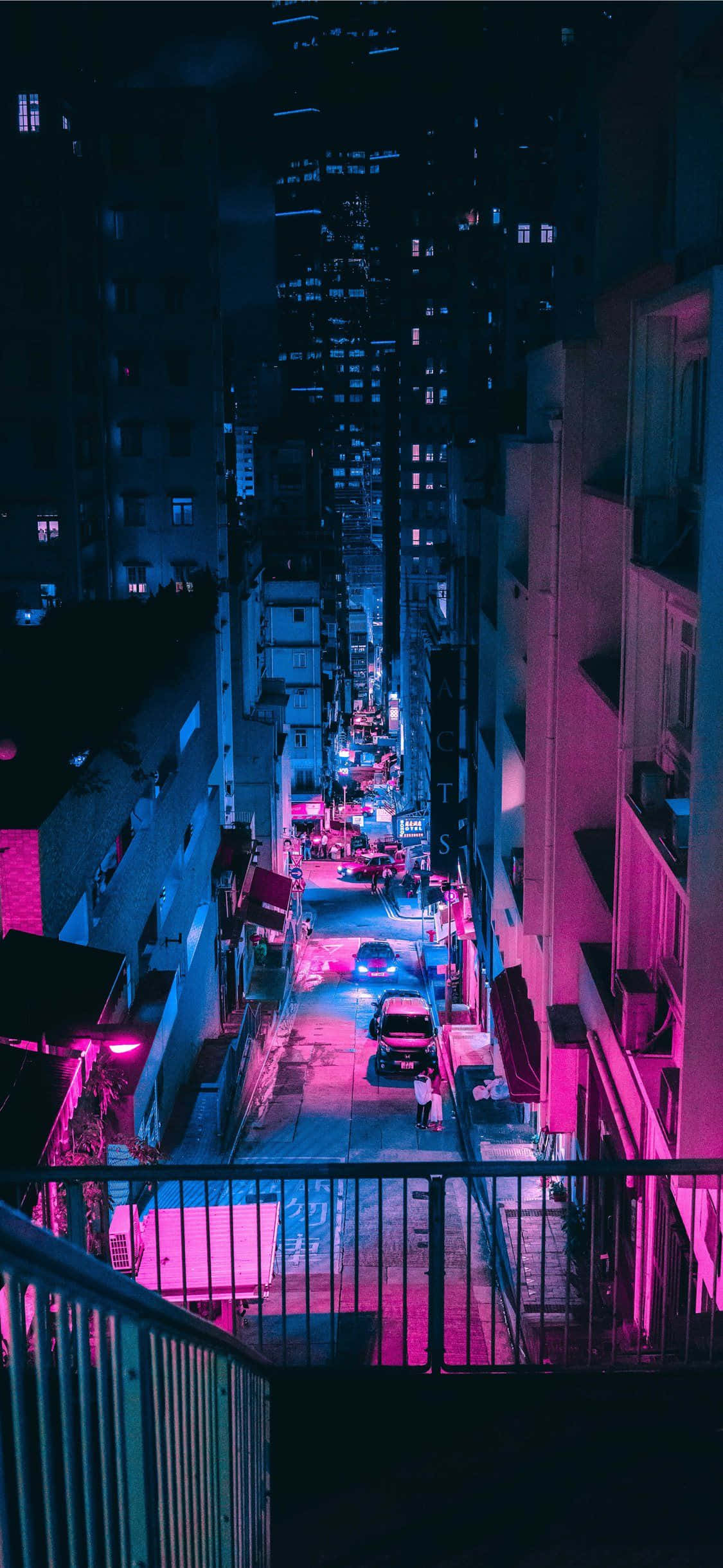 Magpahayag ng statement gamit itong Vaporwave iPhone Wallpaper