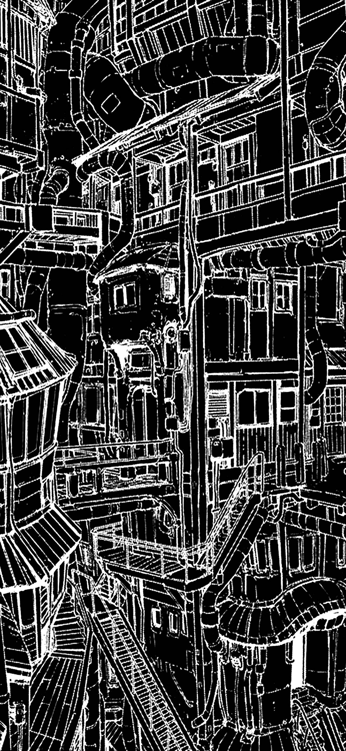 Magpakawala sa makulay na mundo ng manga gamit ang isang iPhone Wallpaper