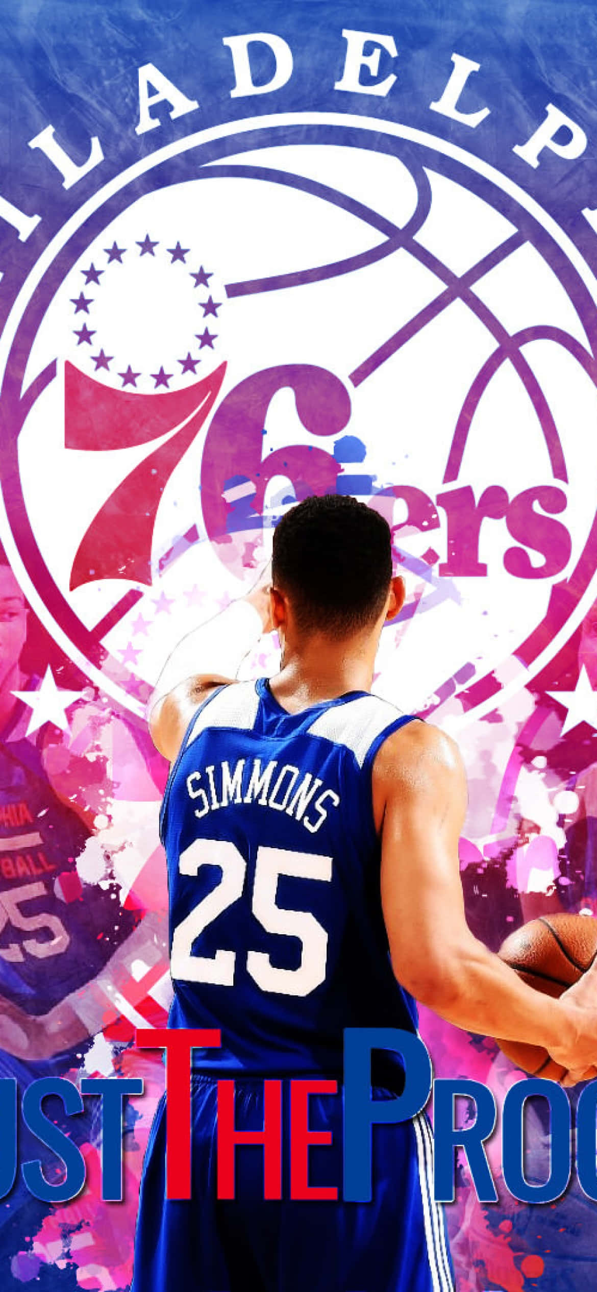 Magpunta sa likod ng Sixers gamit ang isang iPhone! Wallpaper