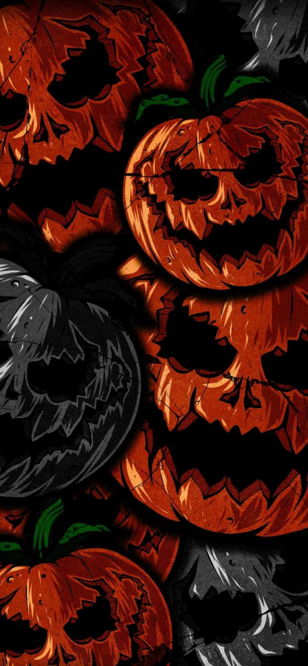 Magsaya at Magkaroon ng Nakakakilabot na Halloween Gamit ang iPhone Wallpaper