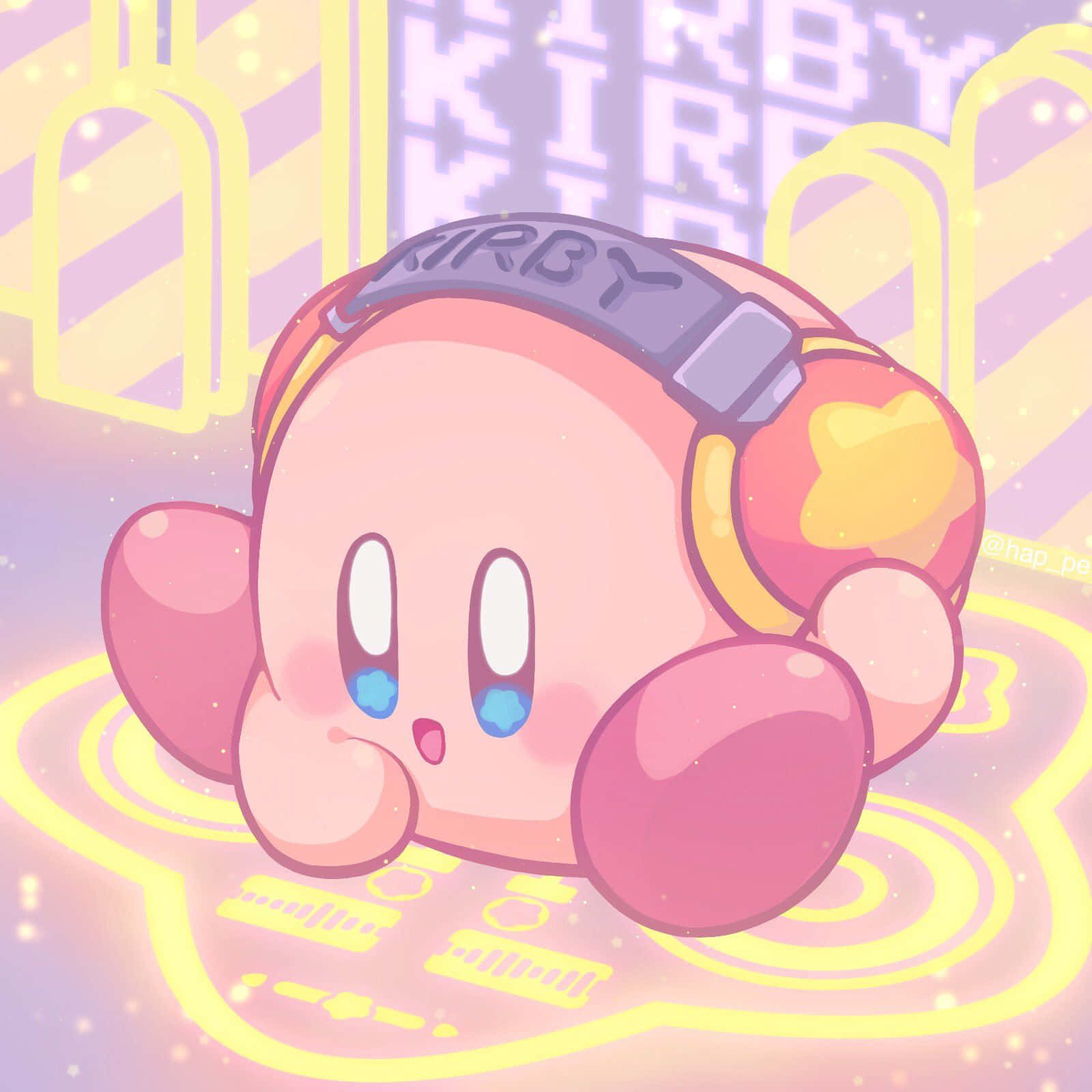 Magsaya kasama si Kirby, ang kaibig-ibig na pink na nilalang Wallpaper