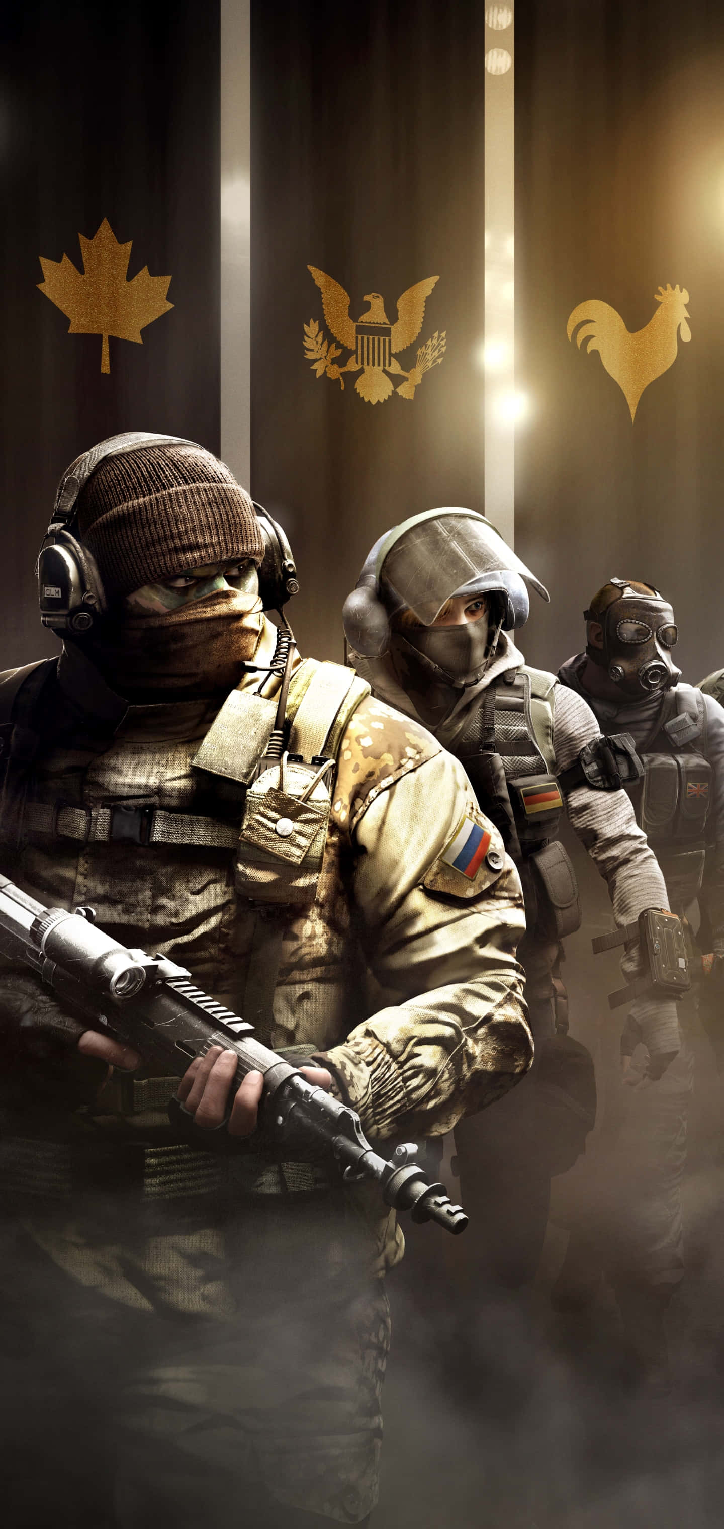 Masiyahan sa kamanghang mga biswal at matinding multiplayer na aksyon sa Android Rainbow Six Siege Wallpaper