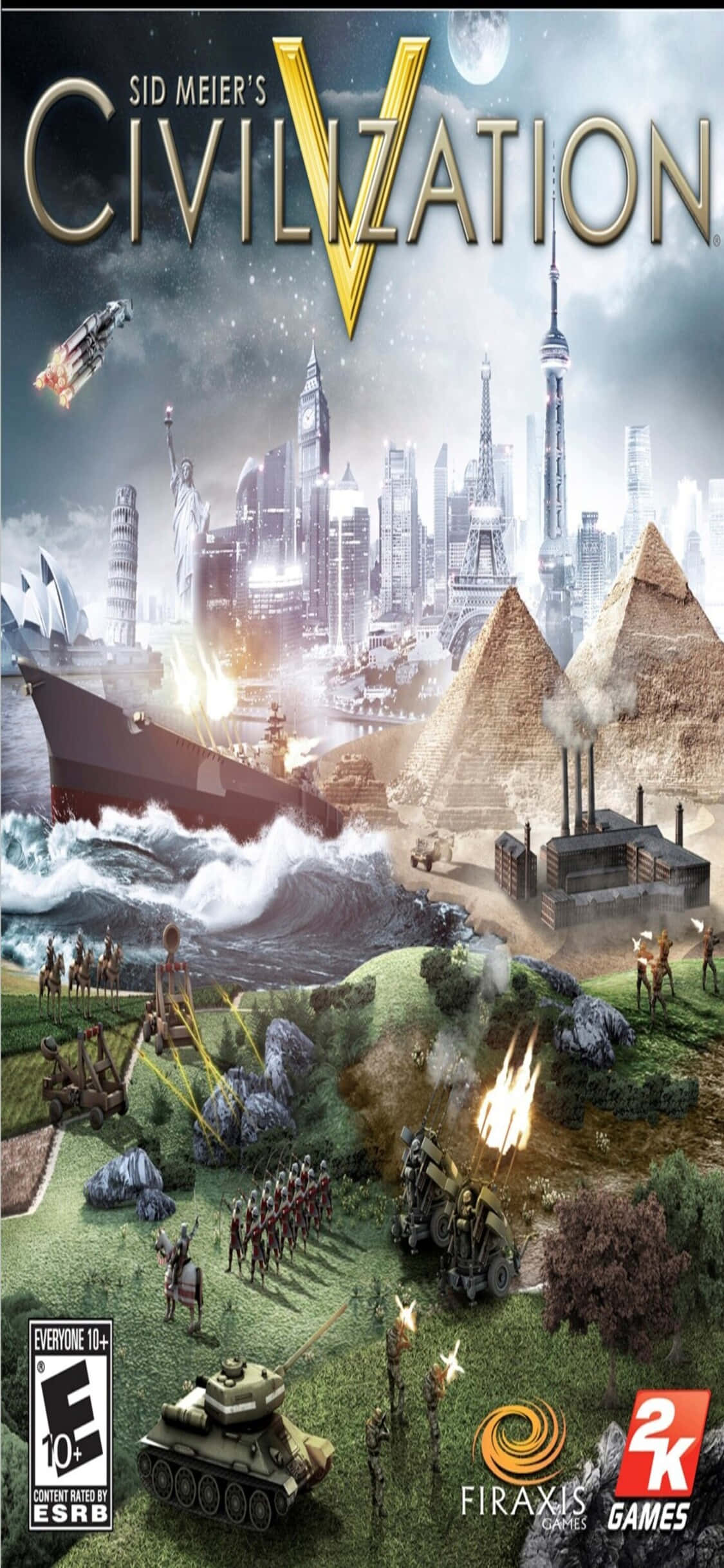 Magsiyasat ng Isang Bagong Mundo sa Iyong iPhone X gamit ang Civilization V Wallpaper