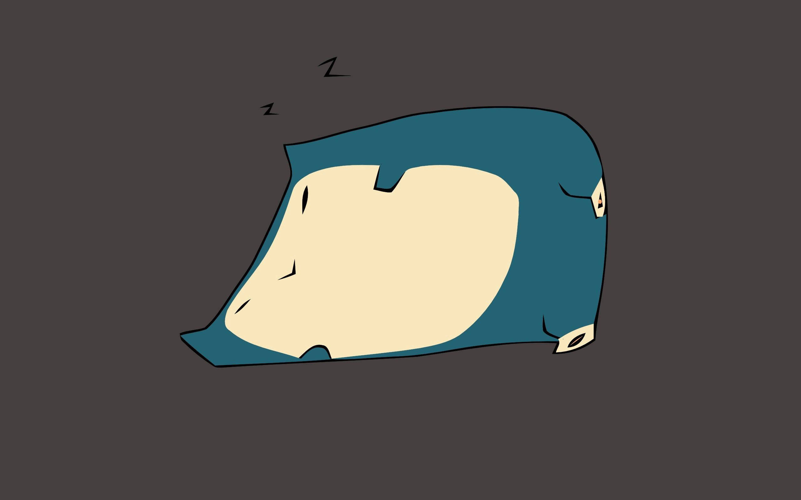 Magsiyesta kasama si Snorlax Wallpaper