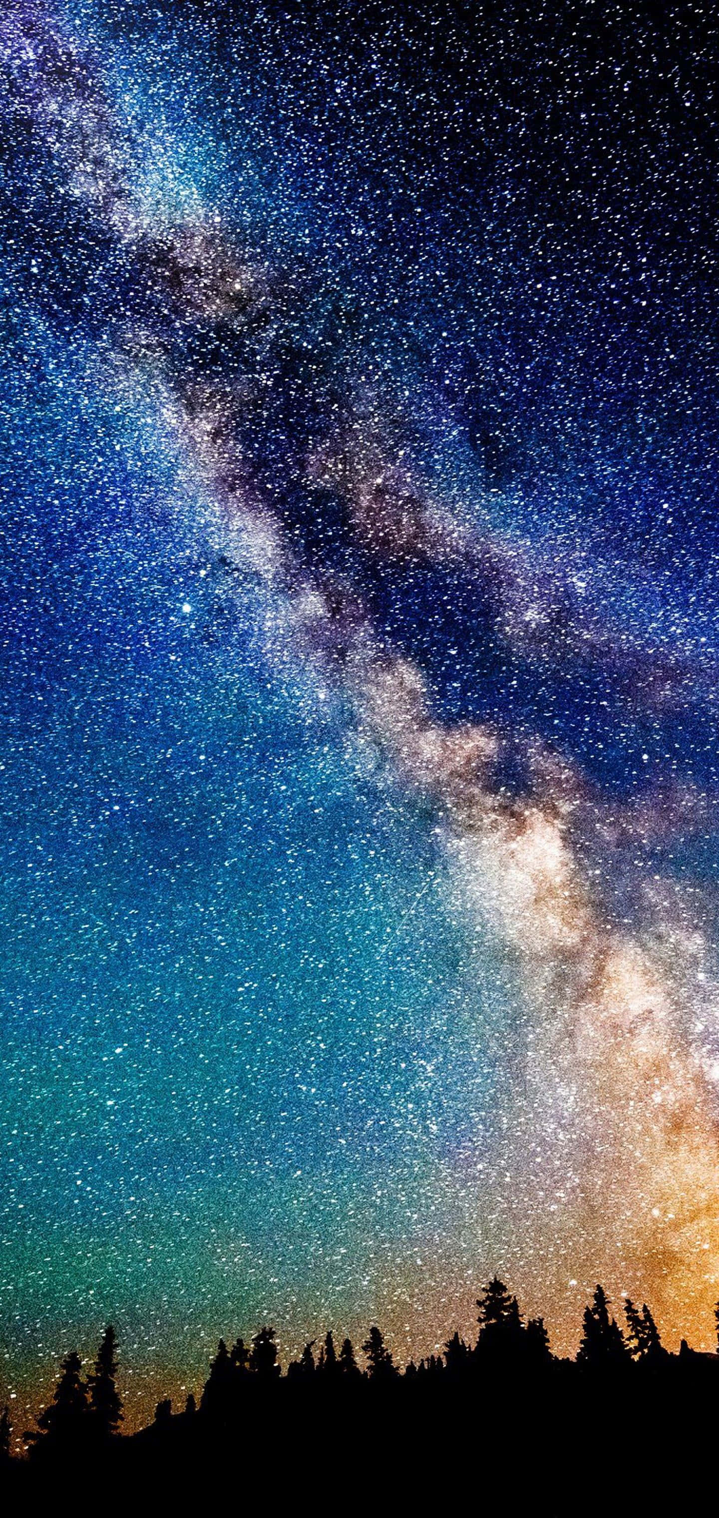 Magtaka sa walang-hanggang kalaliman ng Galaxy Sky Wallpaper