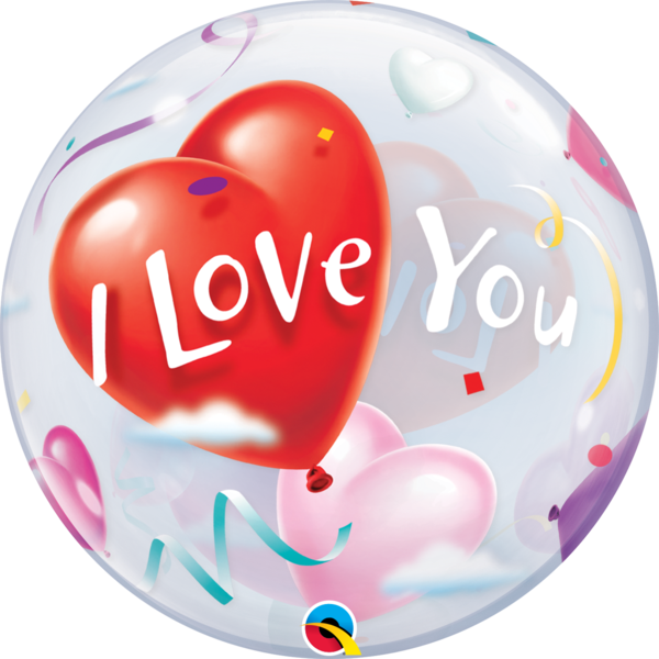 Mahal Kita Heart Balloon Wallpaper