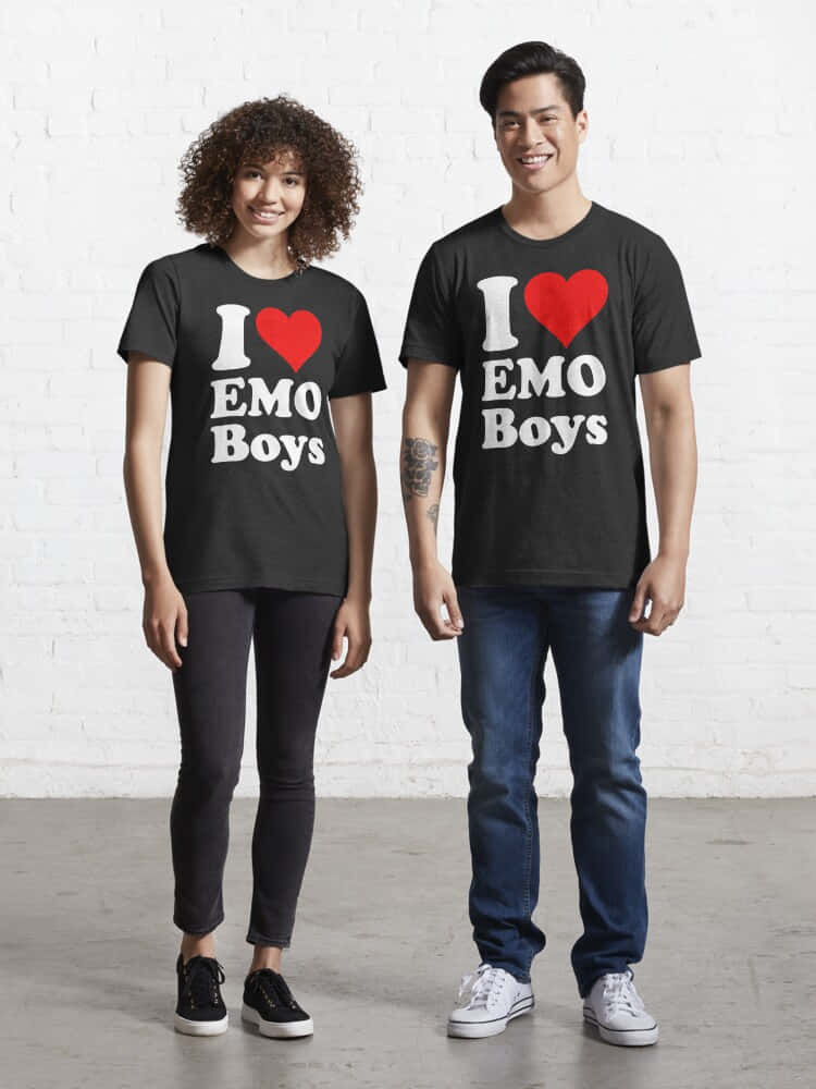 mahal ko ang mga emo boys na t-shirt Wallpaper