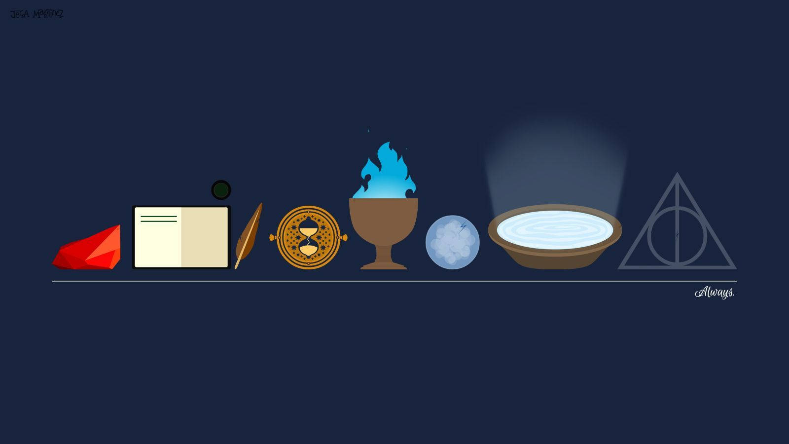Mahiwagang Bagay na Harry Potter Laptop Wallpaper
