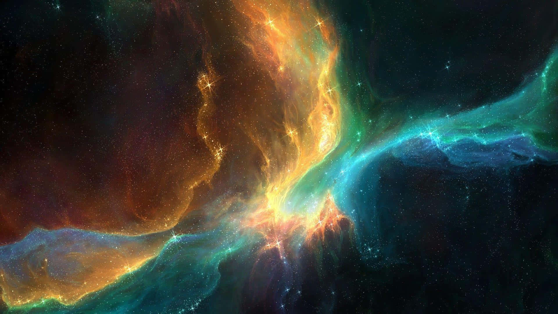 Mahiwagang Madilim na Nebula sa Kalaliman ng Kalawakan Wallpaper