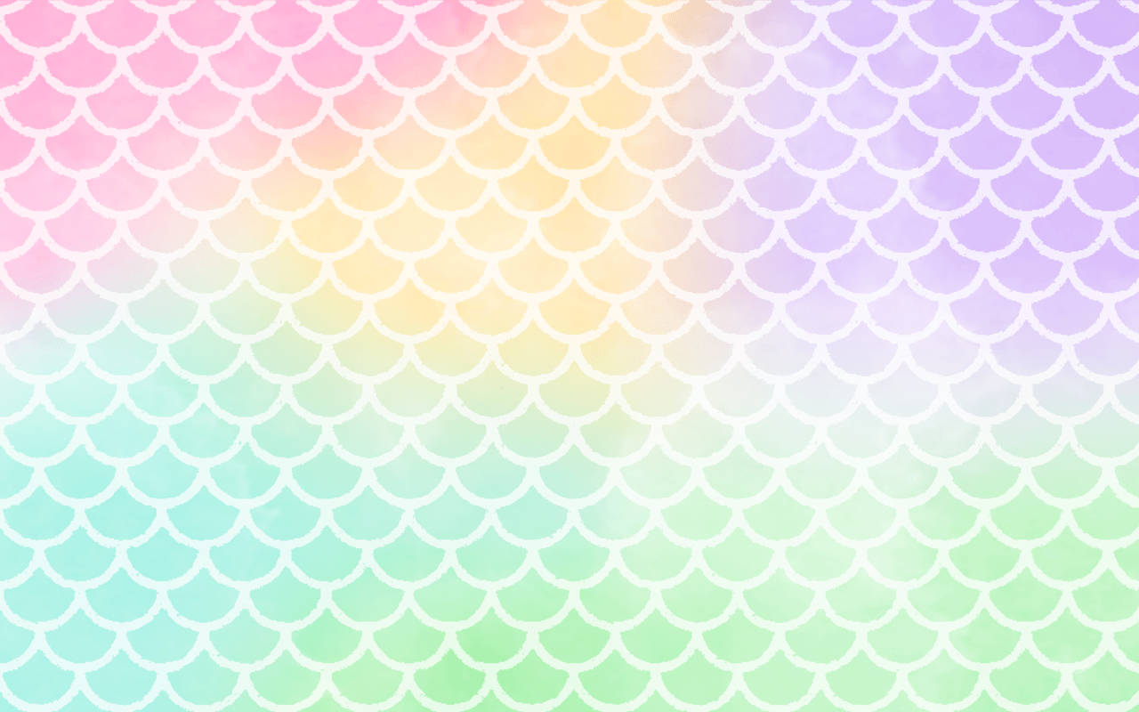 Mahiwagang Rainbow na Sirena Wallpaper