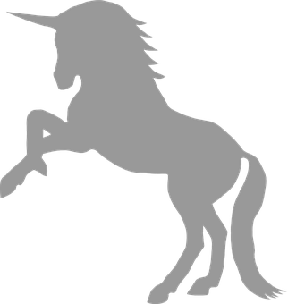 Mahiwagang Silweta ng Unicorn Wallpaper