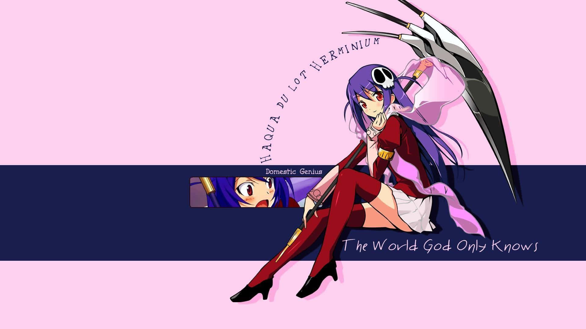 Mahiwagang Sulyap - Ang Mundo na Tanging Diyos ang Nakakaalam Anime Wallpaper