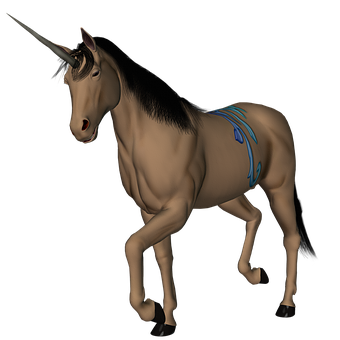 Mahiwagang_ Unicorn_ Render Wallpaper