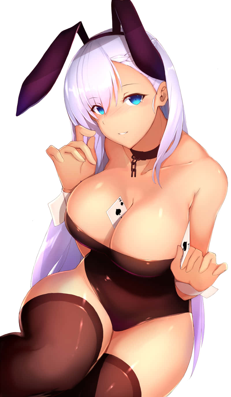 Mainit na Anime Bunny Girl Card Wallpaper