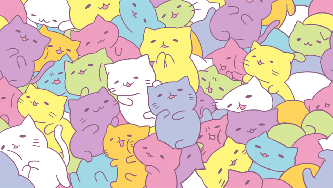 Makakawang Tambak ng mga Pusa Wallpaper