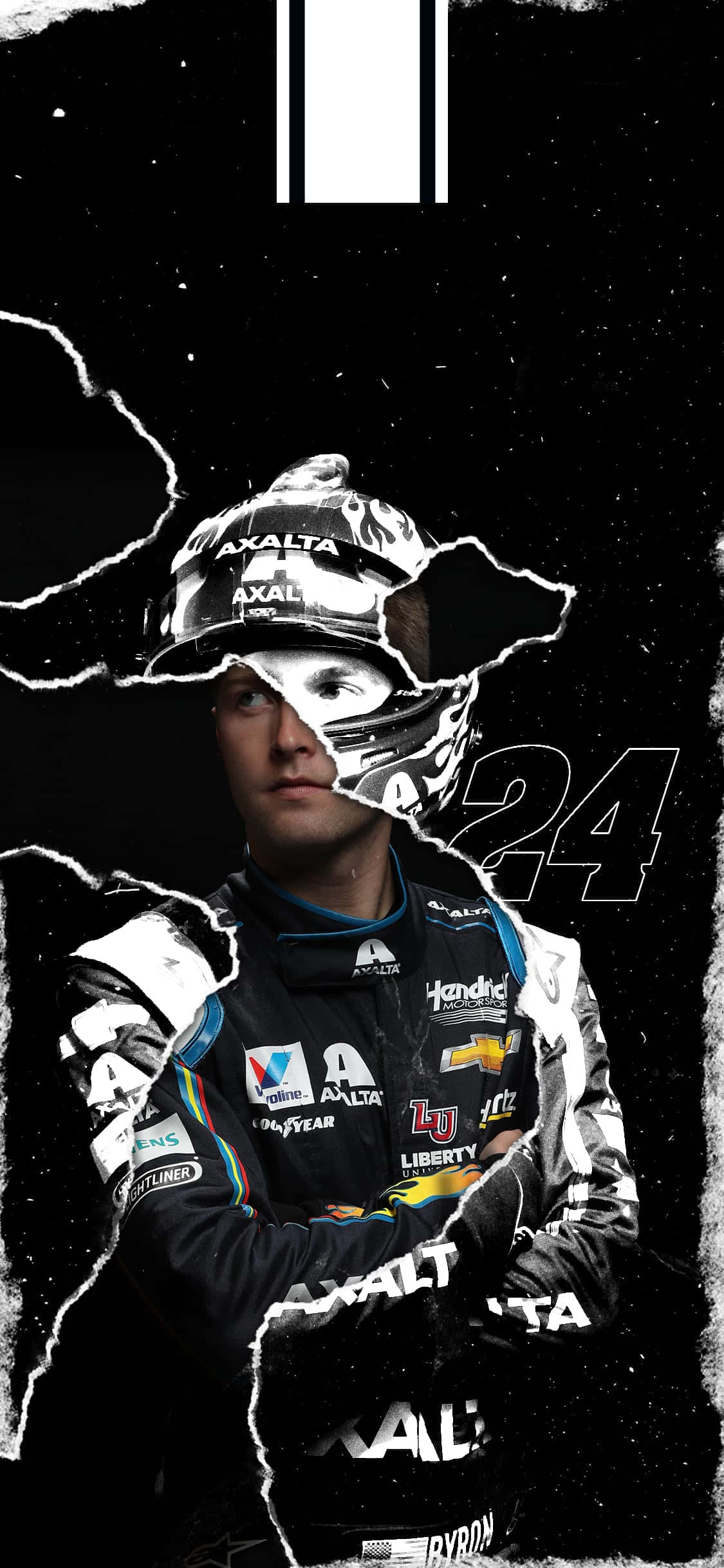 Makakuha ng competitive edge gamit ang NASCAR iPhone Wallpaper